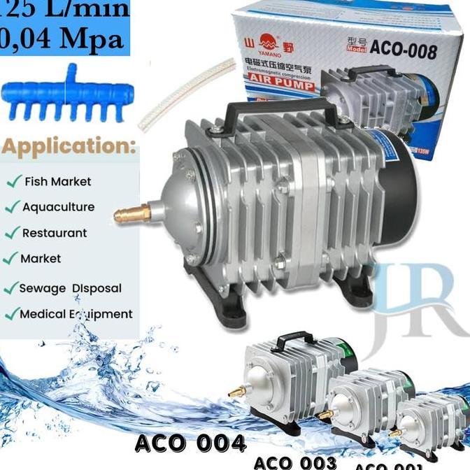 sinyonakane71 - pompa udara aerator hi blow air pump aquarium kolam yamano aco 001 003 004 006 008