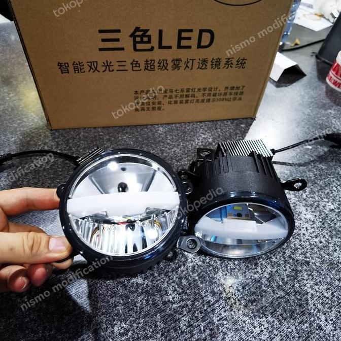 Promo foglamp led 3 warna xpander foglamp led xpander fog lamp xpander Diskon