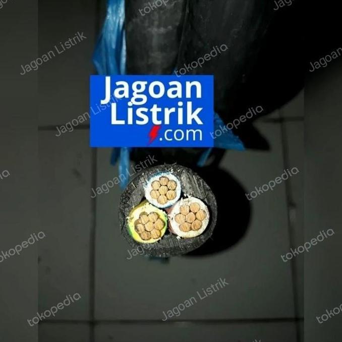 Promo Kabel Listrik NYY 3x35 mm Supreme NYY 3 x 35mm Hitam Ecer per meter Tembaga Kawat  Pvc Diskon