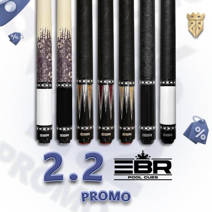 EFREN BATA REYES Elite Pool EBR Cue Stik Billiard Elite Series Stick Stik Carbon Biliar Low Deflecti