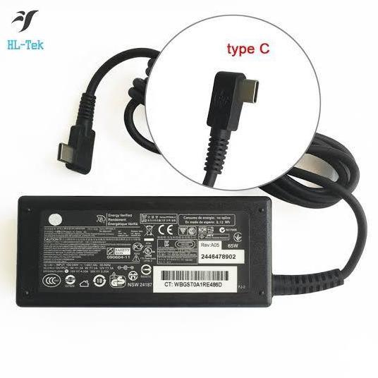 TERMURAH - Adaptor Charger Laptop HP Spectre X360 13-AC Elitebook 1040 G4 65W