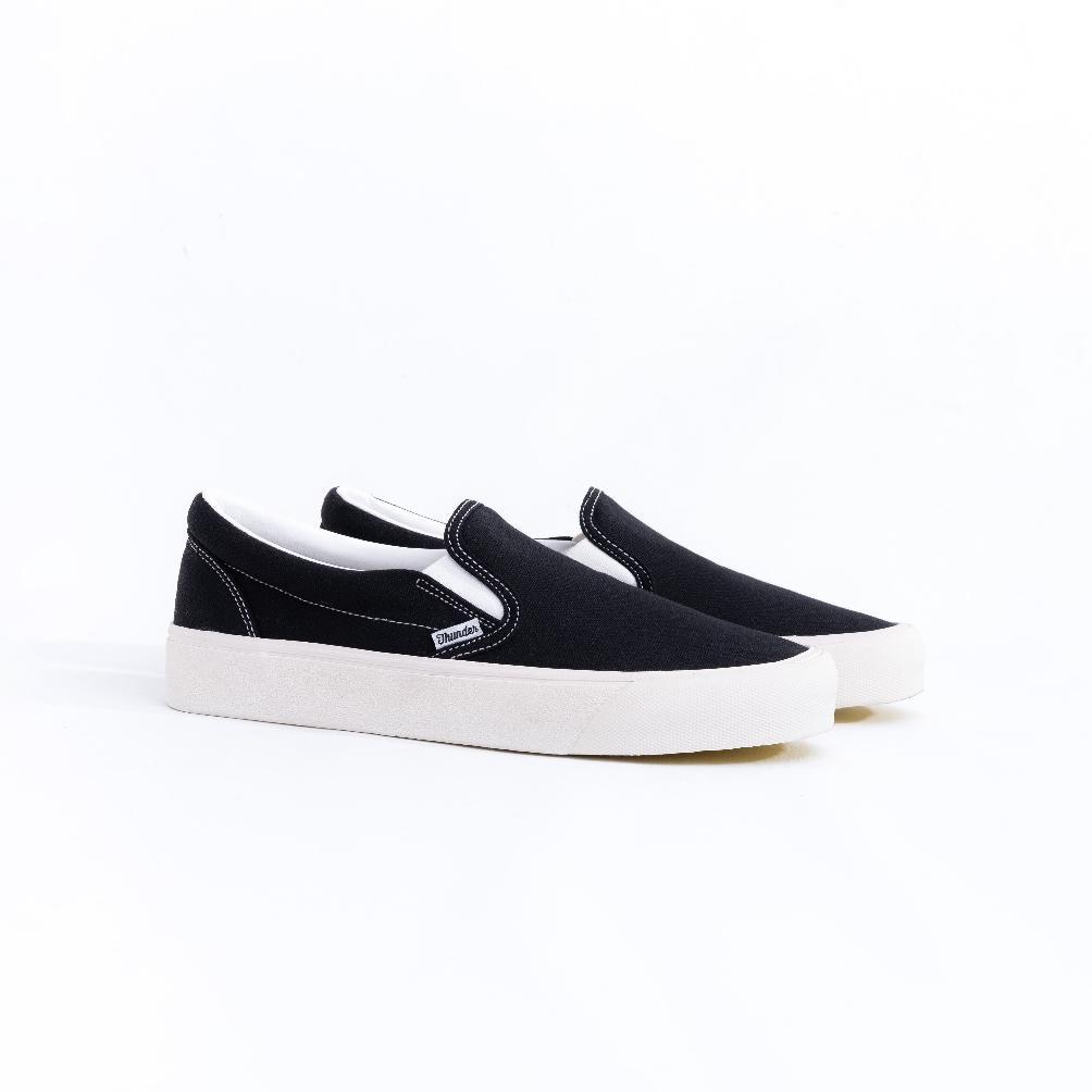 bestpromo thunderbear - voltaire bw sepatu slip on pria lokal | buat nongkrong & kuliah