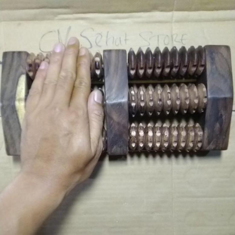 Alat Pijat Kayu Model Roll 6 Terapi Refleksi Telapak Kaki Dan Tangan Pijet Tradisional Pijit Reflexi