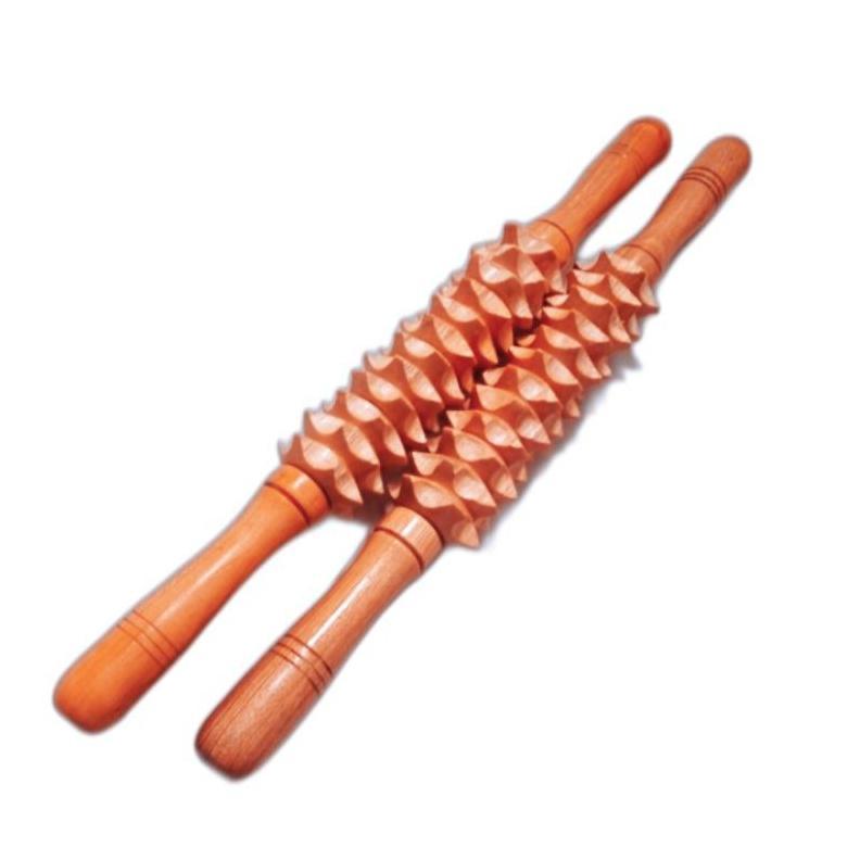 Alat Pijat Kayu Roller Pijat Punggung Cod