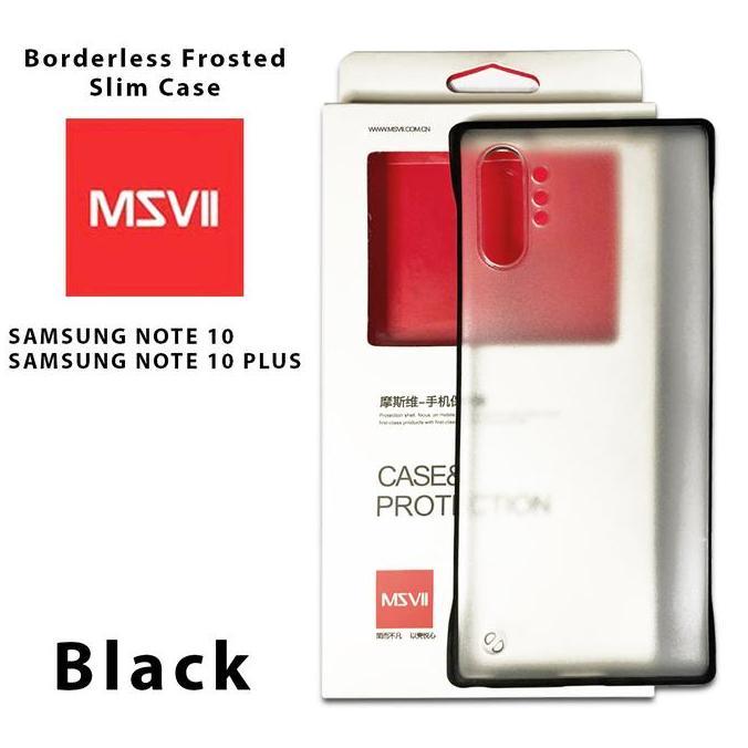NEW MSVII Samsung Note 10 / Note 10 Plus - Borderless Frosted Slim Case