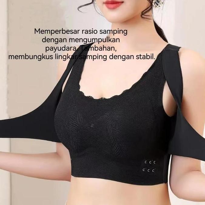 Fitbanget- [Vimisu]Bra Sport Terbaru Tanpa Kawat/Menegak Bahu Dengan Sempurna Bh