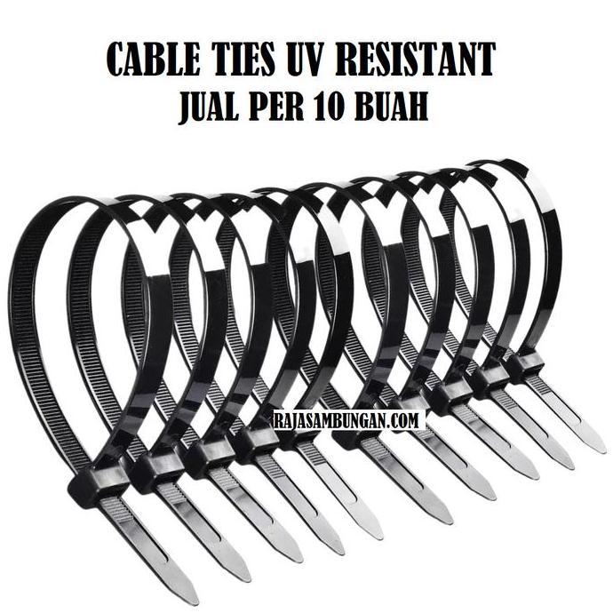 Per 10 Buah Kabel Tis Anti Uv 9 X 900 Mm Marker Ties 90 Cm Pengikat Diskon