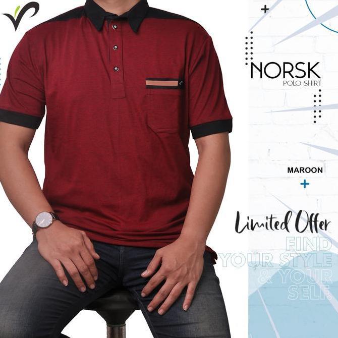 Kaos Polo Shirt Kerah Pria Wangki Big Size Golf Original - NORSK