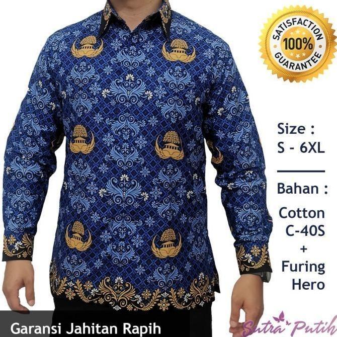 Seragam Batik PNS Pria KORPRI - Badan Furing Hero