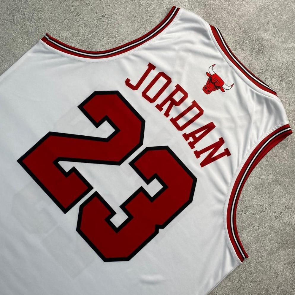BIG PROMO [ORIGINAL] JERSEY JORDAN BULLS #23 PUTIH WHITE -SWINGMAN BOLA BASKET  BAJU KAOS T-SHIRT TS