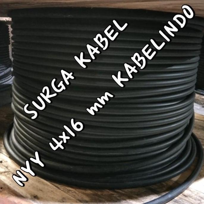 Promo Nyy 4X16 Mm Kabelindo / Kabel Tufur 4 X 16 / Kabel Listrik Nyy 4 X 16