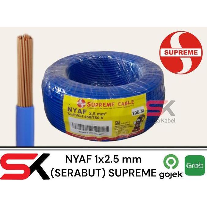 Murah Nyaf 1X2.5 Mm Supreme | Nyaf 2.5 Mm | Nyaf 1 X 2.5 Mm Supreme