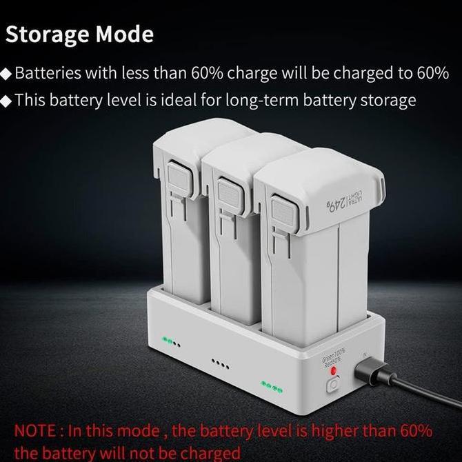 Charging Hub Mini 3 Pro Mini 4 Dji 3 Marstrom Baterai Docking Slot Battery Drone Two Way Charger Ori