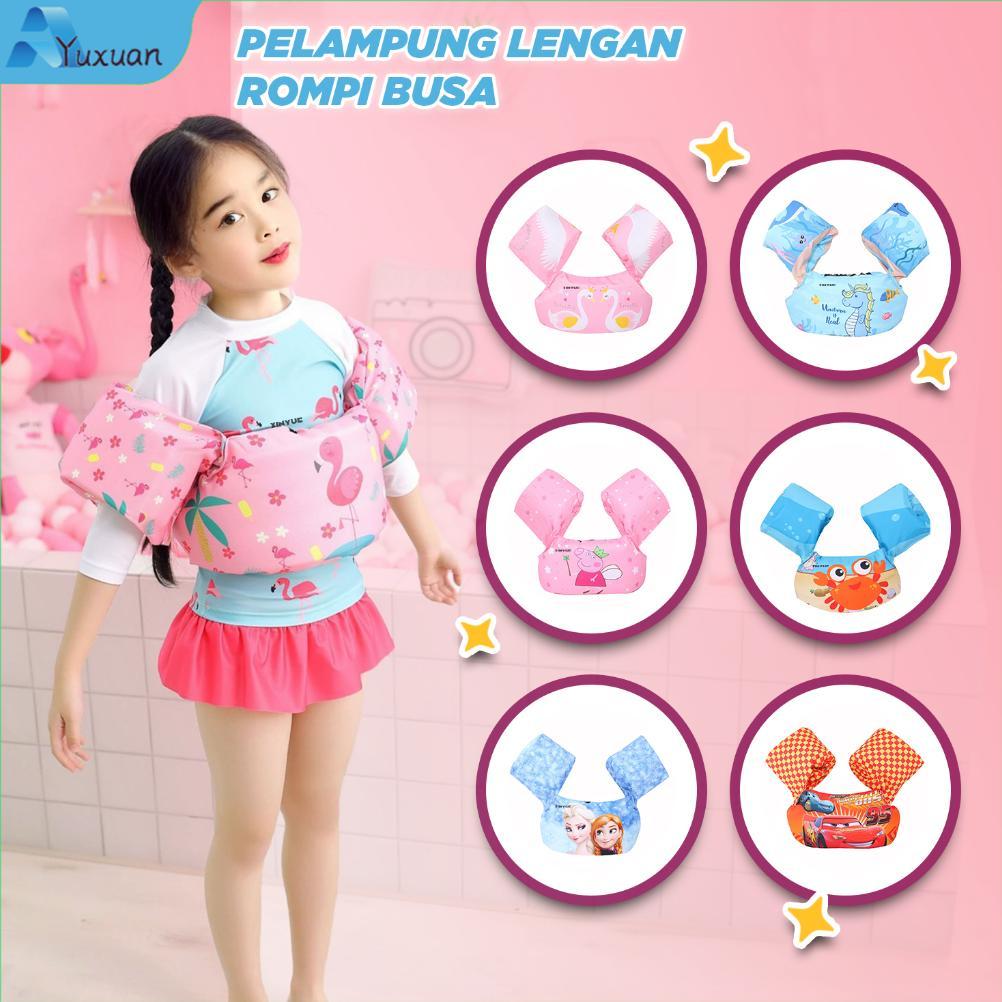Promo Yuxuan - Pelampung Jaket Rompi Busa Anak Laki&Perempuan Bermotif Karakter Kartun Promo