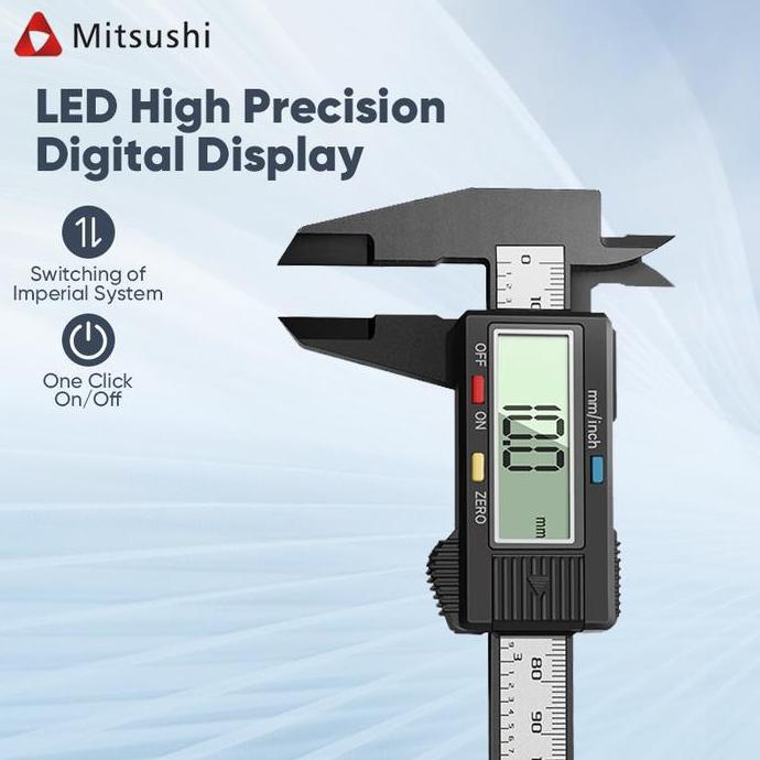 Mitsushi Jangka sorong manual/Jangka Sorong Digital Vernier Caliper Jangka sorong Jangka sorong stai