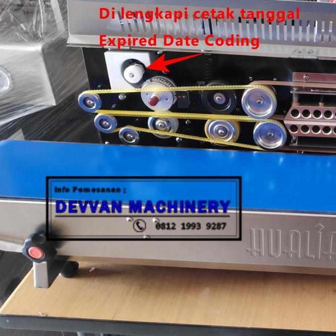 FRBM-810 II Continuous Band Sealer Segel Plastik Beras Vertikal Sealing