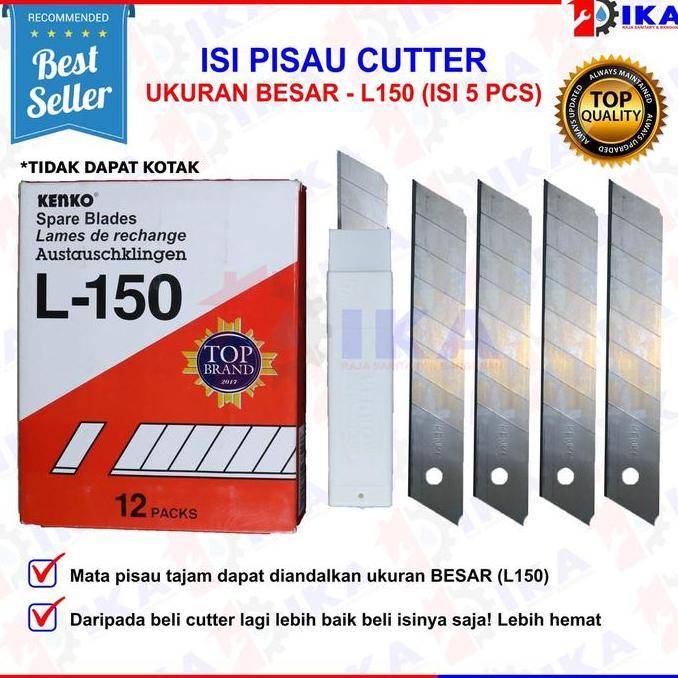 GRANTZY ISI MATA PISAU CUTTER  KENKO ASLI L-150 FREED BESAR & JOYKO A 100 KECIL/SILET TAJAM KUALITAS
