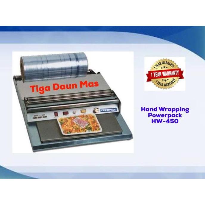 Mesin plastik Wrapping / Hand Wrapping Powerpack HW-450