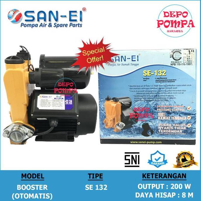 Pompa Air Booster San Ei 132 / Pompa Pendorong Terbatas
