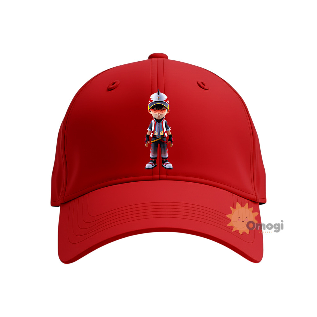 Topi Anak Boboiboy Supra Galaxy Topi Baseball Anak Laki-laki Perempuan Unisex