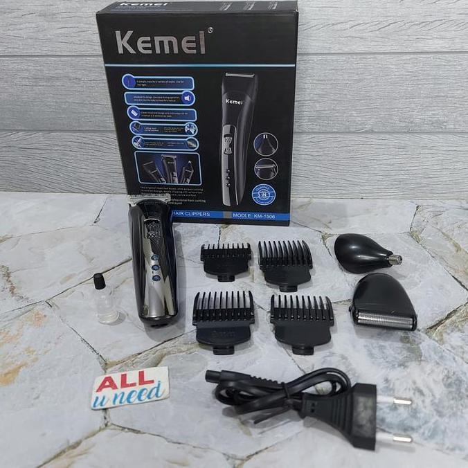 Update Alat Cukur Rambut 3 In 1 Kumis Bulu Hidung Kemei 1506 ORIGINAL all-u99 Murah