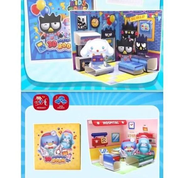 hot product mainan anak puzzle 3d panoramic room lucu