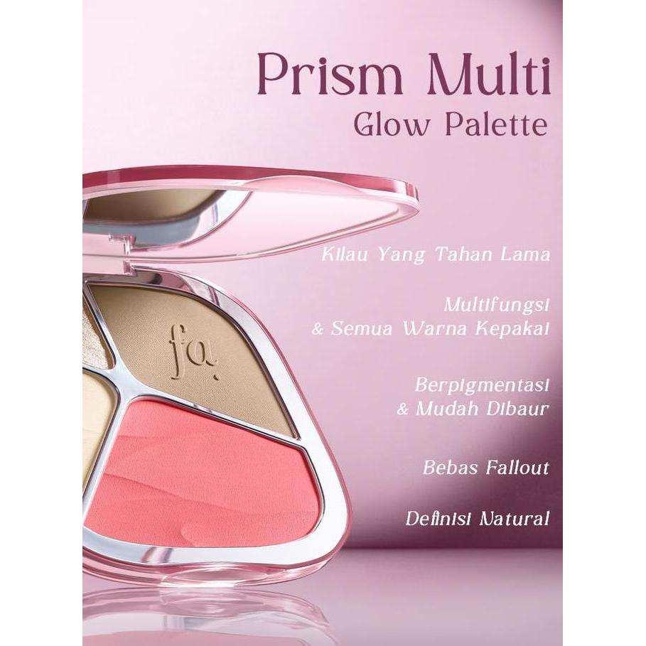 Rejaka272 - Focallure Prism Multi Glow Palette Highlighter Contour Blush Multi-Use