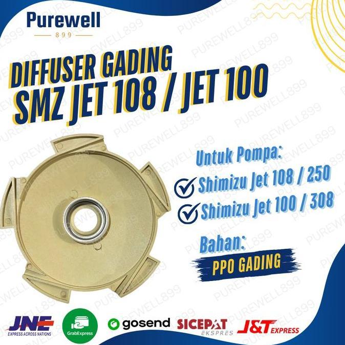 Diffuser Semijet Shimizu Jet 108 100 Bit - Tutup Kipas Impeller Termurah