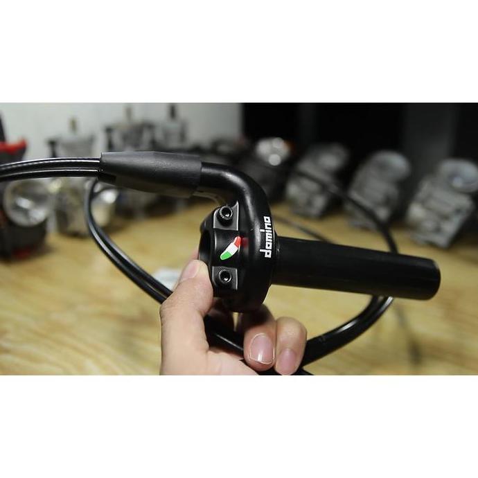 GAS SPONTAN DOMINO 2 KABEL AKTIF GAS SPONTAN CRF 150 KLX NMAX PCX VARIO BEAT FINO UNIVERSAL GARANSI