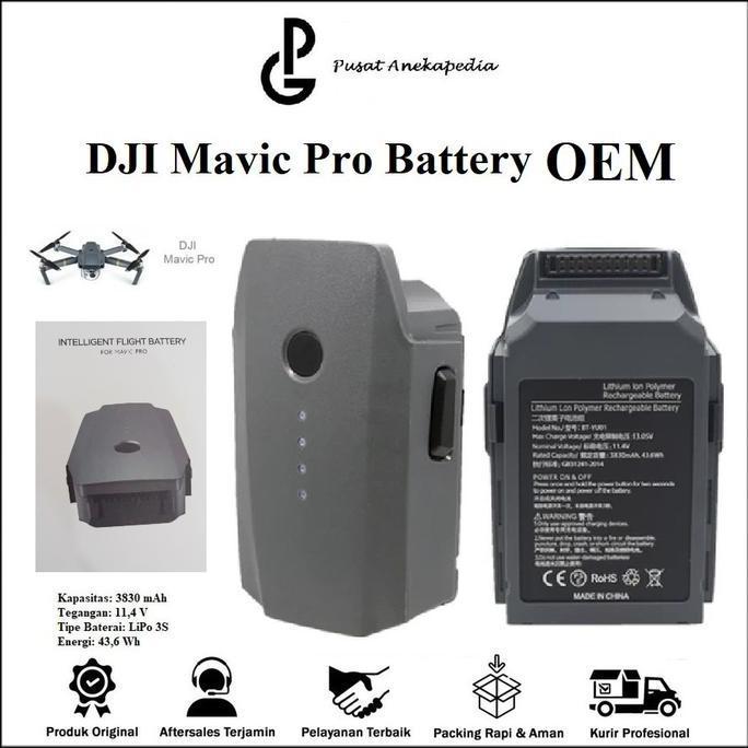 Edardo_id - DJI MAVIC Pro Battery - DJI Mavic Pro Baterai - DJI Mavic Pro Batere