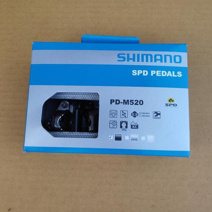 Promo Pedal Shimano Cleat M520 For MTB. PD Sepeda M-520. Not M530. Not M828 Diskon