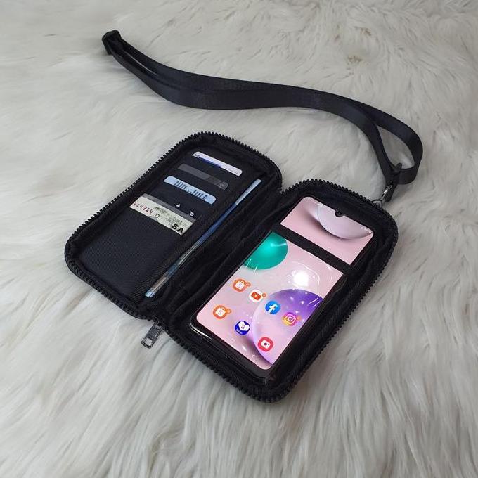 DG2 Tas Dompet Hanging Phone Sako Wallet Gantung Kalung Leher Selempang Hp Kartu Koin Paspor Kunci H
