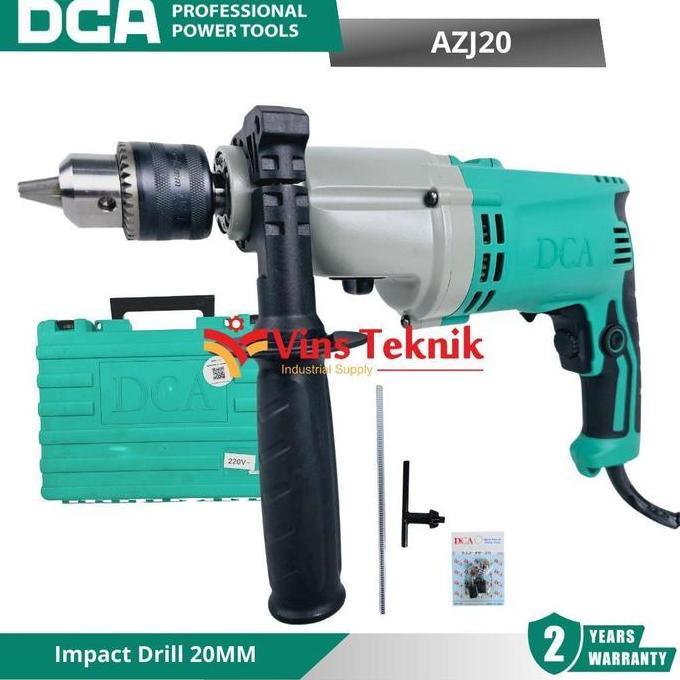 DCA AZJ20 Mesin Bor Tembok Listrik Impact Drill 20MM 720Watt AZJ 20