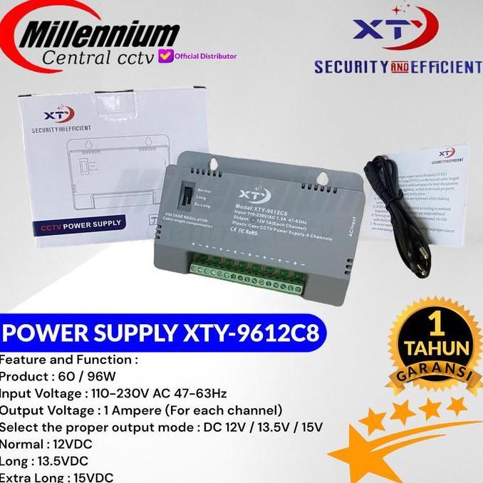 Murah Power Supply Cctv 8 Channel