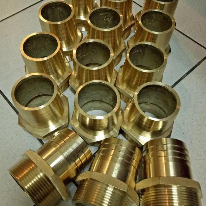 Nepel Selang 1 inch kuningan murah