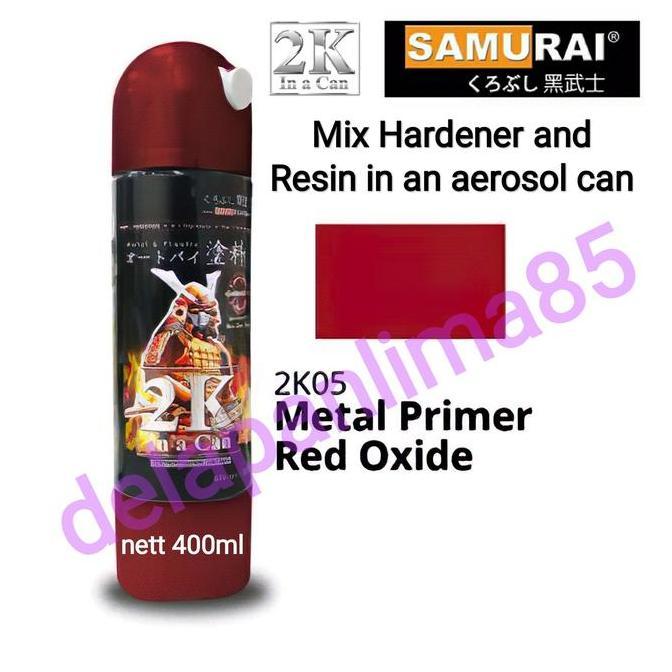 Samurai Paint 2K05 Metal Primer/epoxy besi/surfacer/cat semprot/pylox