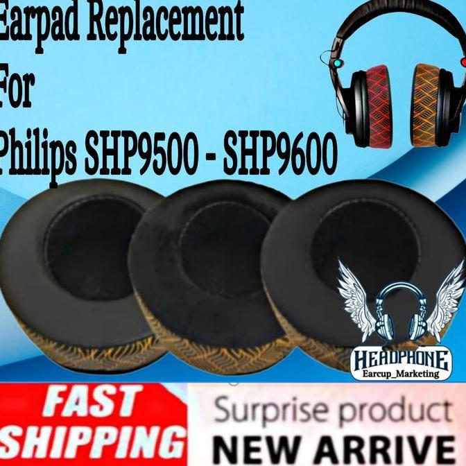 BEBAS ONGKIR - Earpad Ear Pad Cushion Philips SHP9500 SHP 9500 Hard Case Headphone