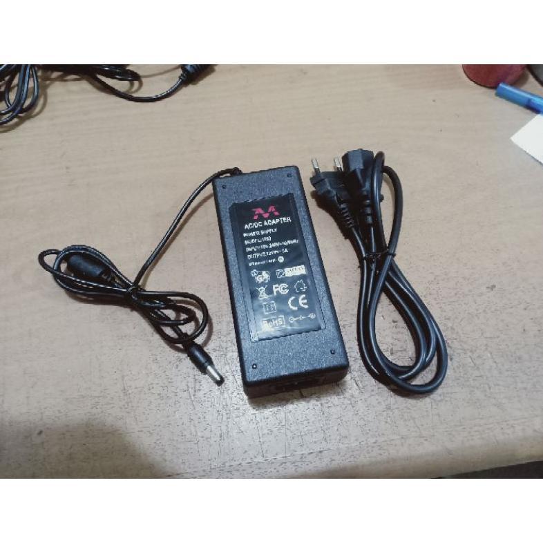 CamKeamanan- Adaptor 12v 5a charger cctv dvr 5 ampere 12 volt taiwan original pompa air waterpump LE