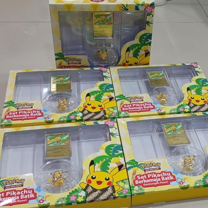 pikachu batik pikachu berkemeja batik pokemon tcg indonesia