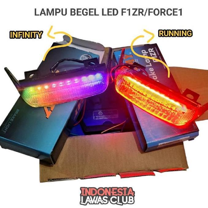 PROMO LAMPU BEGEL F1ZR FIZR FORCE1 LED VARIASI RUNNING & INFINITY SPORTDAY HARGA MURAH
