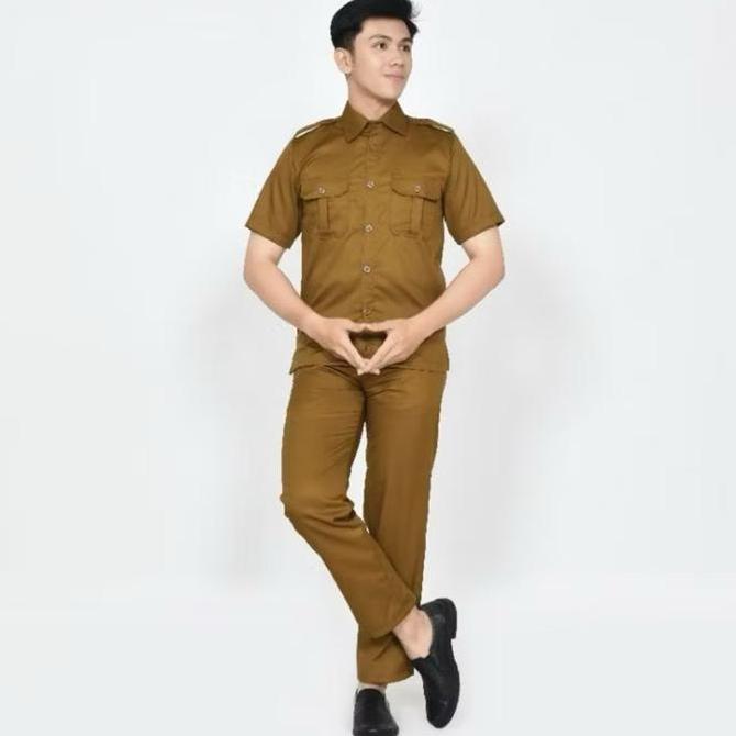 Termurah / Hot Sale Seragam Pns Pemda Pria Baju Pdh Pegawai Negeri Seragam Asn Baju Guru Pns Pemda B