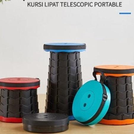Kursi Lipat Portable Telescopic Telescoping Kursi Lipat Pendek Kursi Jongkok Bangku Jengkok Dapur Ku