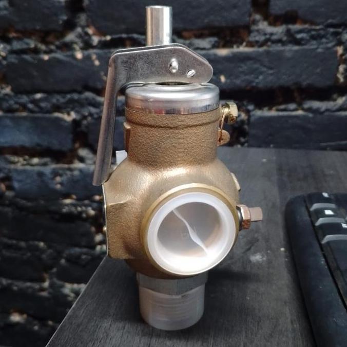Promo Safety Relief Valve Yoshitake Af-5 Safety Valve Brass 20A Drat 1"