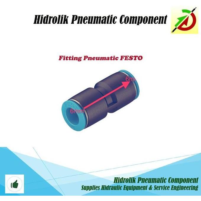 Grosir Fitting Pneumatic Festo Qs-6Mm