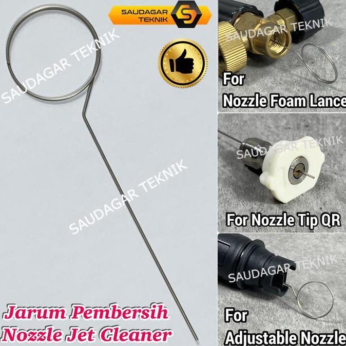 Jarum Alat Pembersih Nozzle Jet Cleaner Nozzle Tip Foam Lance Nozzle Spray Quick Release murah