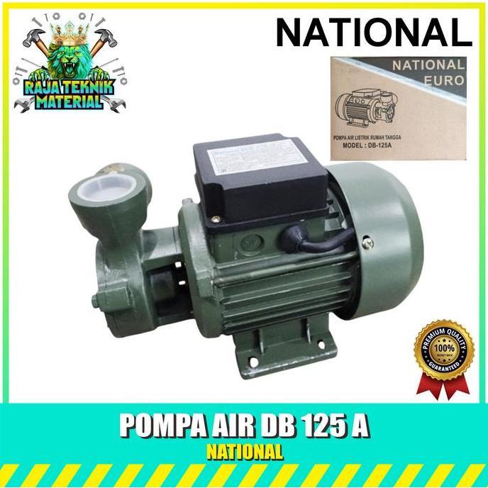 PROMO NATIONAL POMPA AIR LISTRIK DB-125A / POMPA DORONG UNTUK RUMAH TANGGA - POMPA AIR SUMUR DANGKAL
