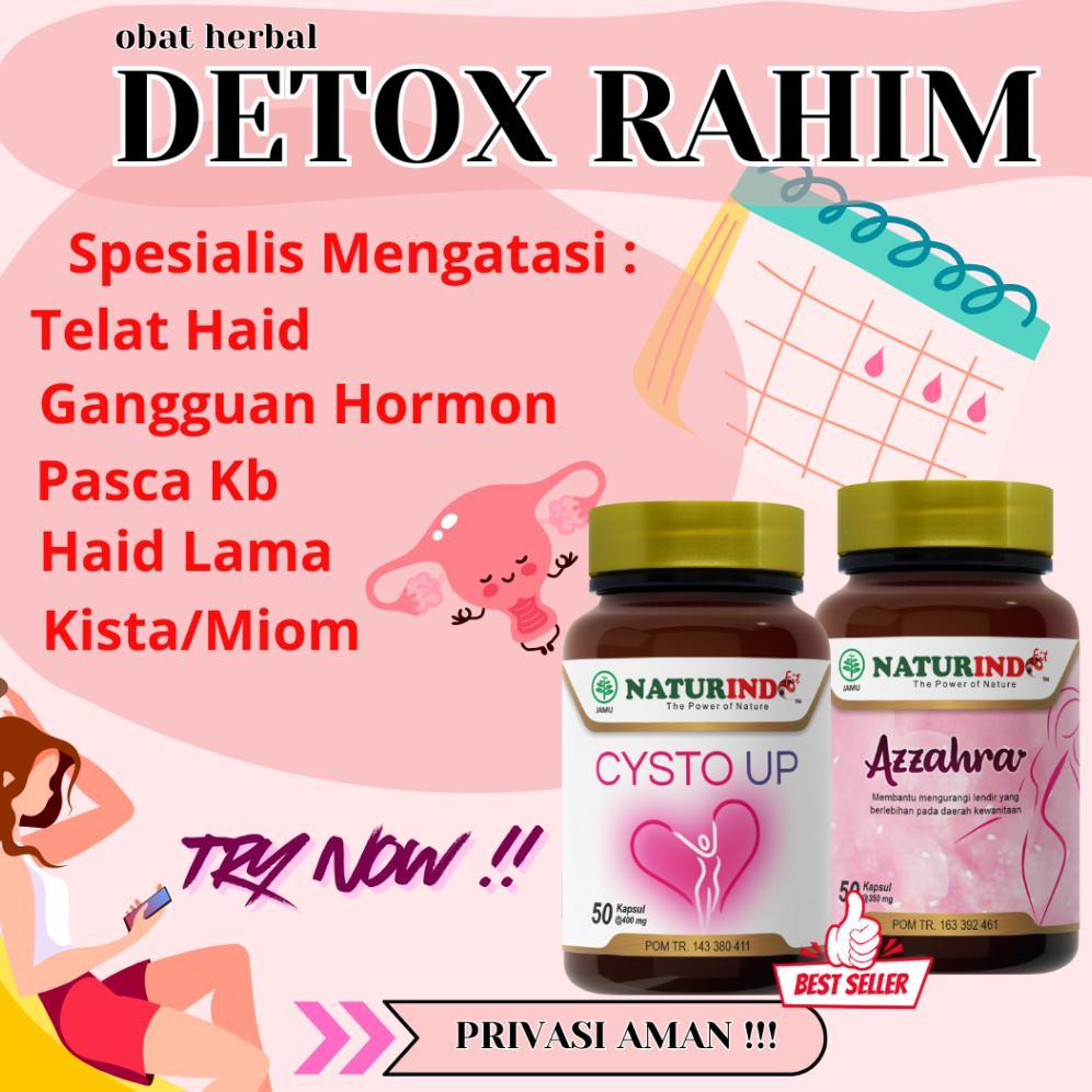 (Terbaru) Obat Detox Rahim Pasca Keguguran Pembersih Rahim Telat Haid Infeksi Detox Tanpa Kuret Jamu