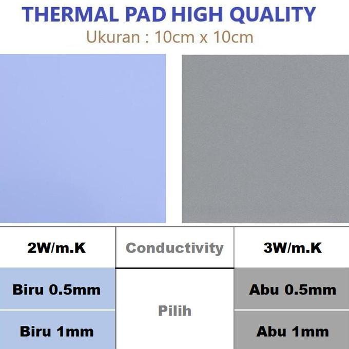 Thermal Cooling Pad Tape 10 cm 0.5 1 mm CPU GPU Processor VGA Heatsink