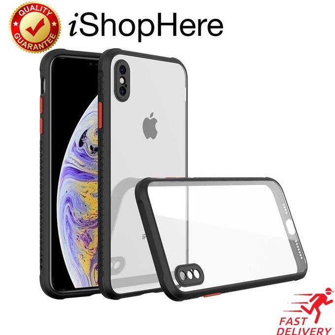 Anti Crack Clear Tread Hard Case Casing Bening Iphone 12 11 Xr Mini Pro Max