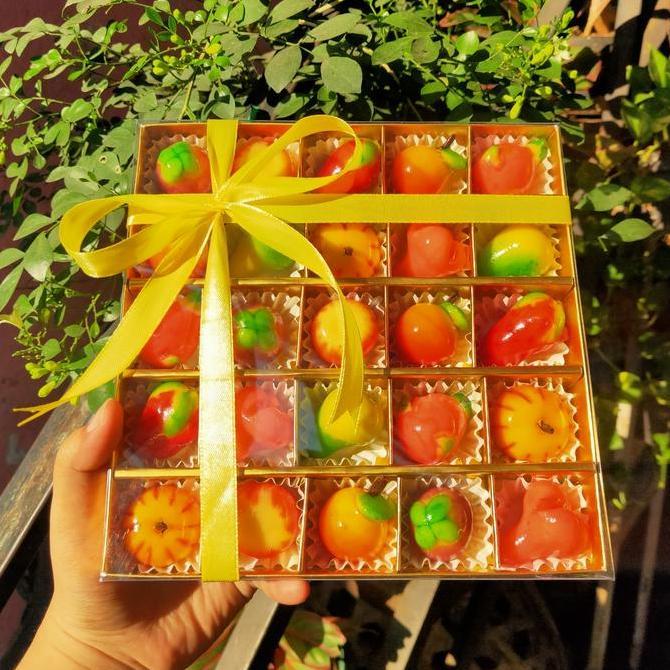 NEW KUE HAMPERS IMLEK , KUE BUAH MINI THAILAND, LUKCHUP, DESSERT, IMLEK BEST